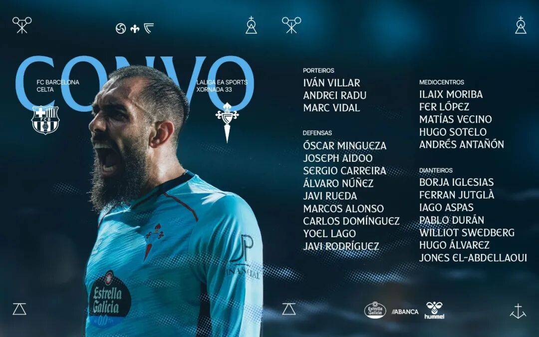 西甲联赛：巴塞罗那发动感情攻势，维戈塞尔塔场均丢三球